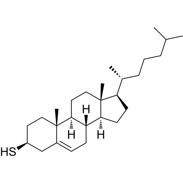 Thiocholesterol (5-cholestene-3β-thiol) 1249-81-6